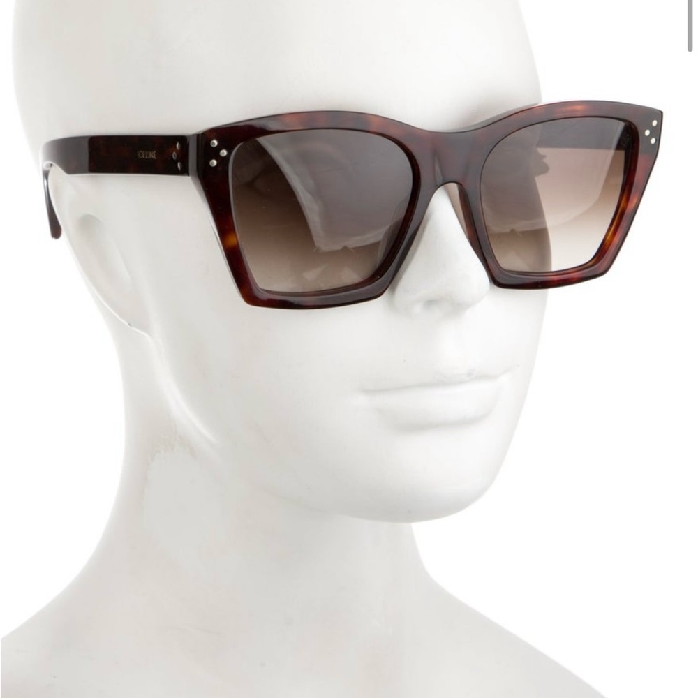 Celine Oversized Tortoise Sunglasses